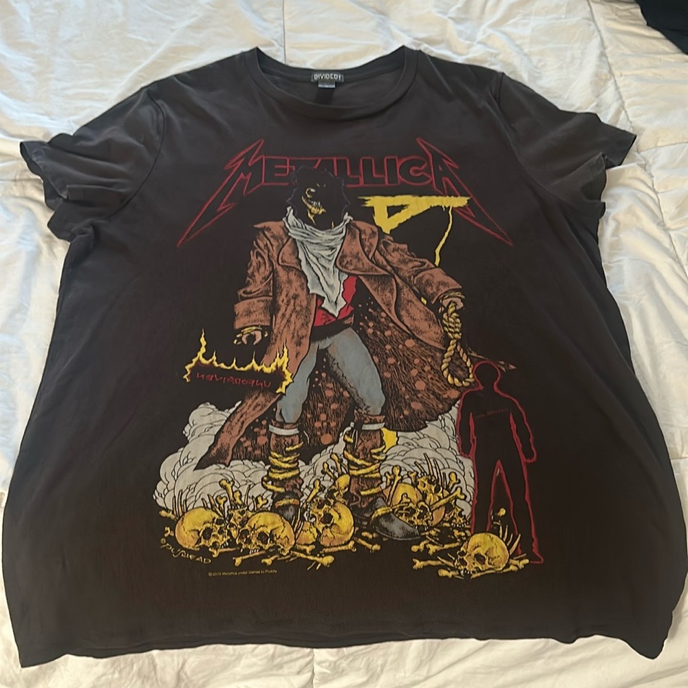 Metallica h&m tee